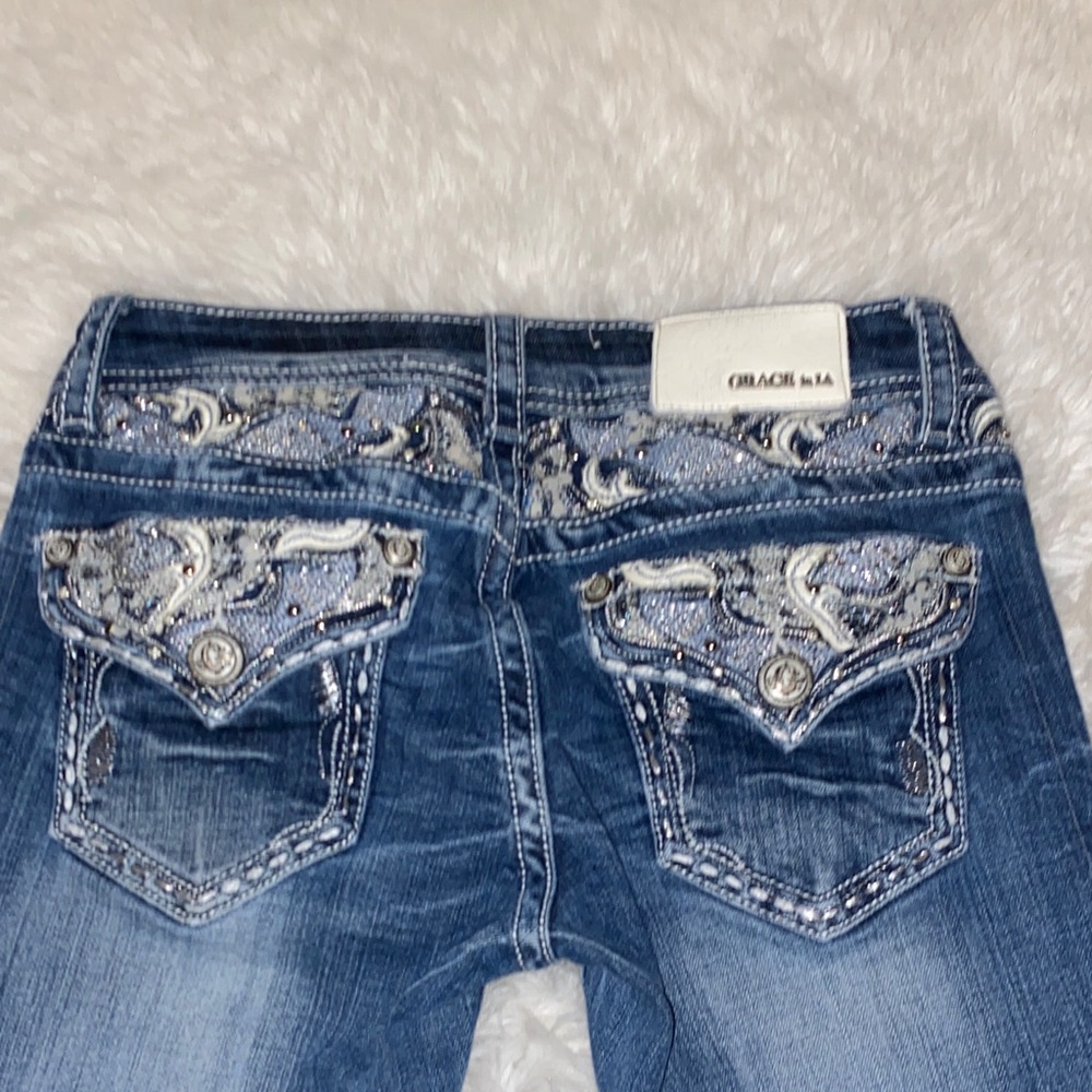 Grace in LA Women's Denim with Silver Accents